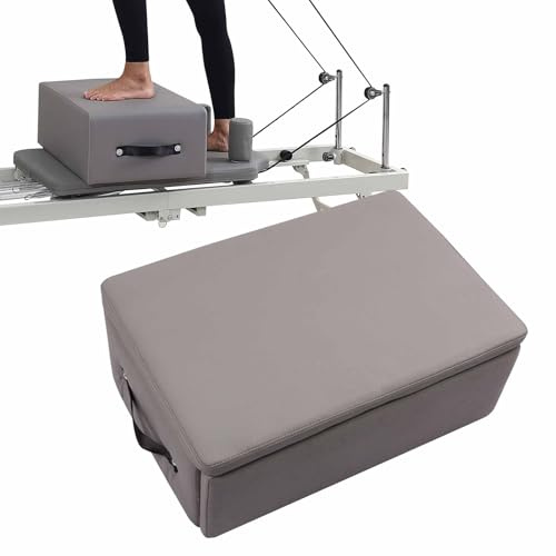 HSSTYLE Pilates-Sitzbox für Pilates-Reformer von Box Pilates Reformer für Heimfitnessstudios und professionelle Studios zur Verwendung für Pilates-Übungen
