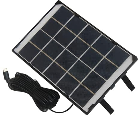 Portable Solar Panel - 30W Type-C Solar Power Accessories | Outdoor USB Battery Charger Panels | for Camera Phones Lantern Fan Power Outage Car Tent Hiking Camping Travel Backpacking