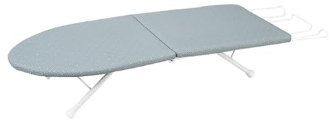 JDNH Tabla de planchar plegable de madera compacta con acabados suaves, diseños ergonómicos, solución de ahorro de espacio para el cuidado de la ropa, ideal para viajes, mesa de planchado plegable