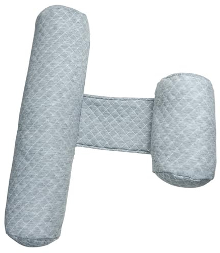 Xweptuy Cuscino antireflusso per neonati, 1 cuscino antirollio per neonati, reflusso regolabile con tessuto fresco e traspirante, 7, 87-9, 45 pollici, grigio