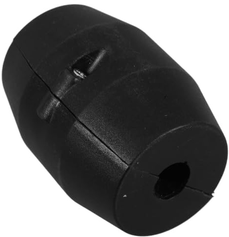 Anneome Boule de gravité pour robinet en plastique, poids du tuyau de robinet, boule de lest de remplacement pour tuyau de robinet, ABS noir, pièce de rechange pour tuyau de douchette