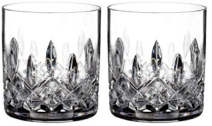 Waterford Lismore Connoisseur Collection 1058294 Tumbler Straight Side 7oz Pair, Non Lead Crystal