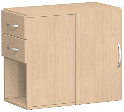 Gera Möbel Container & Funktionsmöbel Anstell-Schrank, Holzdekor, buche/buche, 42 x 82 x 72 cm