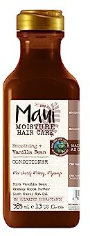 Maui Moisture Smoothing Vanilla Bean Conditioner, feuchtigkeitsspendende Locken Haarspülung mit Vanilleschoten, Kakaobutter und Kukuinussöl, Haarpflege für trockenes Haar, vegan* (385 ml)