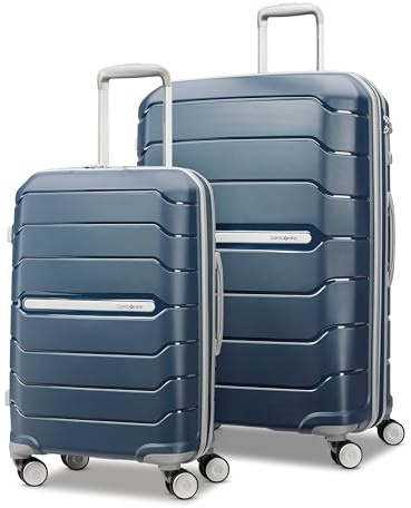 Samsonite Freeform Hardside Erweiterbar mit Doppelspinnrädern, Amethyst Lila, 2-teiliges Set (21/28), Marineblau, 2-Piece Set (21/28), Freeform Hardside Erweiterbar mit doppelten Spinnrädern