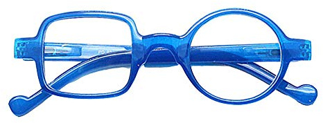 XWGlory Brillen Für ältere Retro Leopard Asymmetrische Runde Quadratische Lesebrille Frauen Männer Presbyopie