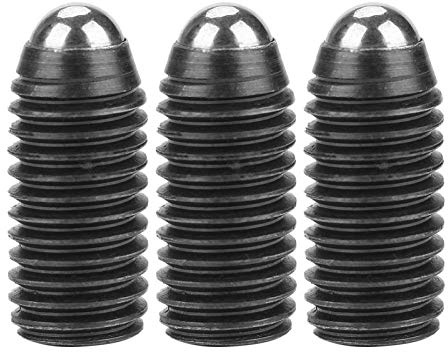 10 pz Molla Stantuffo M12 Vite Acciaio Al Carbonio Molla Stantuffo Sfera grano con sfera a molla m12 per Morsetti, Stampi, per Fabbrica, per Dispositivi Meccanici(M12*25(10PCS)) Veerklemmen