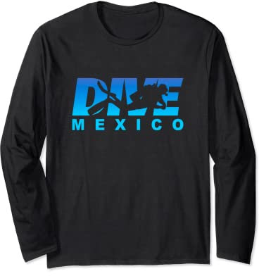 Tauchen Sie Mexiko, Tauchen in Mexiko Langarmshirt