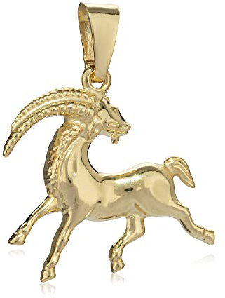 NKlaus Kettenanhänger Skorpion klein aus 333 Gelbgold, 8 Karat, 1 Stück | Sternzeichen-/Zodiak-Motiv