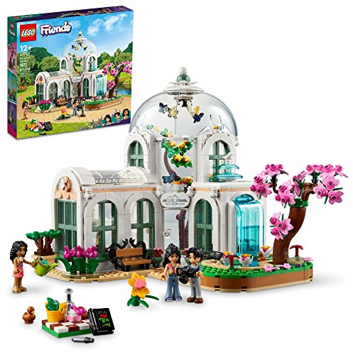 LEGO Friends Botanical Garden 41757 Building Toy Set, A Creative Project for Ages 12+, Build and Display a Detailed Greenhouse Scene, A Gift for Kids and Teens Who Love Flowers and Plants