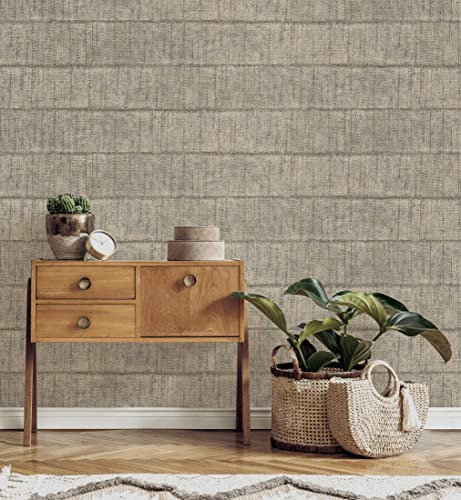 GAULAN 681856 Papier peint vinyle écologique effet tissu de lin texturé pour mur salon cuisine bain chambre couloir salle à mange tête de lit hall - Rouleaux de 10 m x 0,52 m