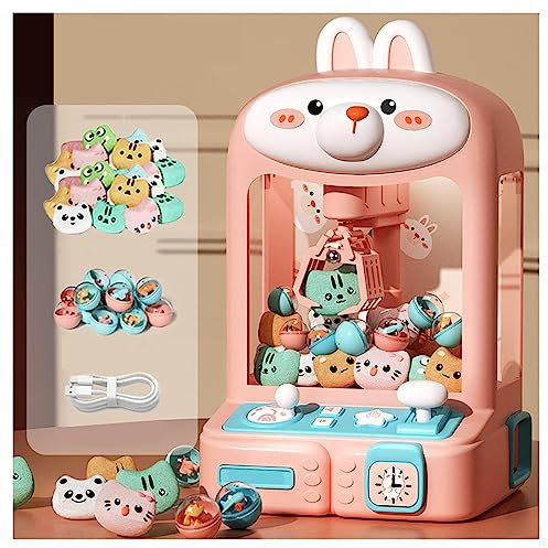 Alacritua Machine à Pince Machine à Pince avec Lumières Et Musique Machine Attrape Bonbon Candy Grabber pour Les Cadeaux d'anniversaire De Noël,Rabbit