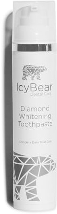 ICY Bear Diamond Stain Removal Toothpaste for Daily Use, Restore Natural Whitening of Your Teeth, 1450ppm Fluoride Toothpaste, Enamel-Friendly, Pump, Mint, 100ml