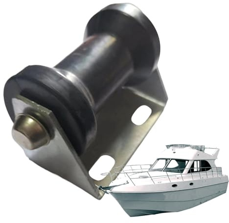 Dtaigou Ensemble de rouleaux de quille stationnaires - Support de rouleau de quille stationnaire - Roulettes de remorque de bateau en acier galvanisé avec supports - Kit de montage de galets de quille