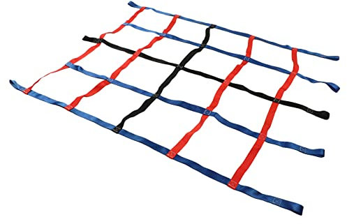 Filet d'escalade 3 Couleurs, Filet d'escalade pour Enfants Améliorant la Confiance en Soi pour Les Terrains de Jeux