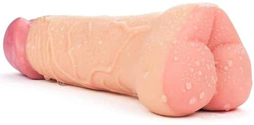 WLKJPP Ensemble de Godes de Masturbation 3 en 1 – Gode Réaliste 3D avec Anus Extra Serré – Manchon de Pénis en Silicone pour Couple