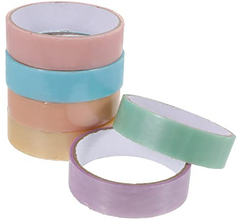 Gadpiparty 6rollen Farbenfrohe Klebeball-tapes Fantastisches Spielzeug Für Junge Mädchen Sicheres Und Langlebiges Material Für Stressfreies Spielen Für Zuhause Büro Und Unterwegs