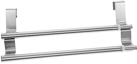 Warmhm Barre de Serviettes Réglable Acier Inoxydable Porte Serviettes Murale Pratique pour Salle de Bain Cuisine et Buanderie Support à Ajustable pour de Toilette et Torchons