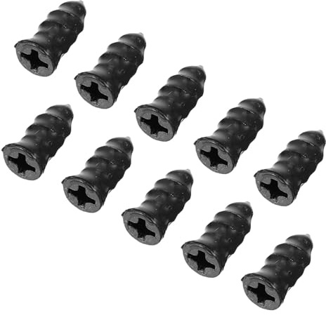 Hohopeti Lot de 10 Goujons de Vis pour Pneus Tubeless, Petit Format, Caoutchouc Résistant, Outil Rapide de Réparation Auto, Moto et Vélo, Accessoire Pratique pour Réparation Pneus Crevés