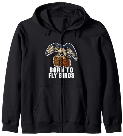 Falknerei Hawk Trainer Vintage Distressed Raptor Identity Kapuzenjacke