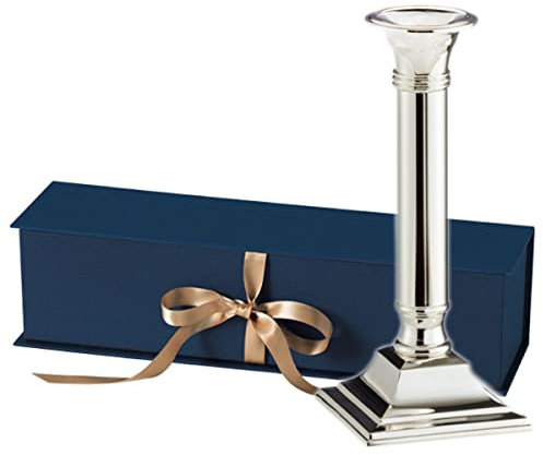 SILBERKANNE Kerzenleuchter Stuttgart H 19 cm Premium Silber Plated edel versilbert in Top Verarbeitung. Fertig zum verschenken mit schicker Geschenkverpackung