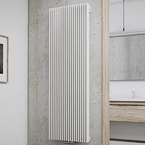 Schulte Wohnraum-Heizkörper London, 180x60 cm, 2223 Watt, Mittenanschluss oder Anschluss seitlich, alpin-weiß