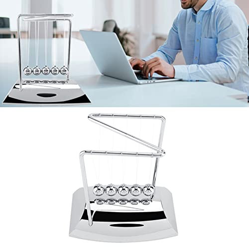 FTVOGUE Newton's Cradle Balance Steel Balls Physics Science Pendulum Steel Ball Desk Ornaments Toy