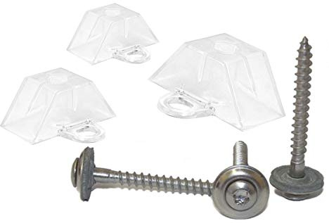 Abstandhalter 70/18 für Trapez + Spenglerschrauben 4,5x45 100 Stück Edelstahl A2