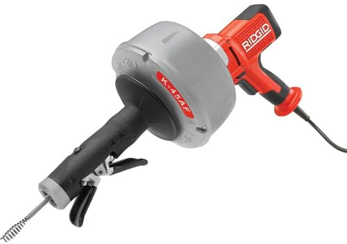 RIDGID 63703 DRAIN CLEANER, K-45AF 220-240 (with UK plug) Machine with AUTOFEED