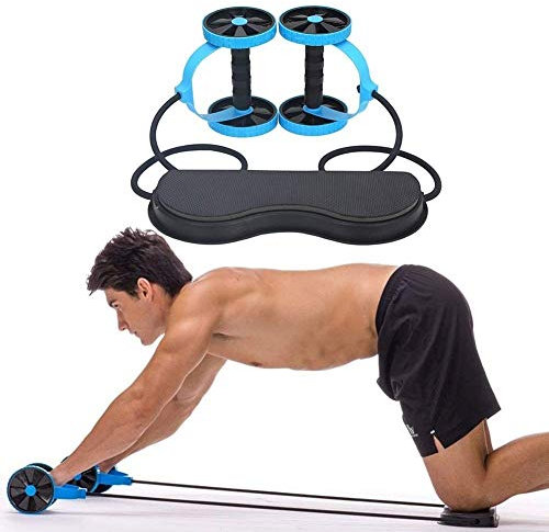 YADLCR 6 Trainings Level Portable Sport Core Double AB Power AB Roller AB Rad Fitness Bauch Übungen Ausrüstung