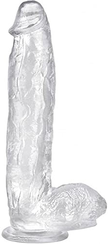 Realistischer Dildo XXL 27x5,5cm Großer Dildo mit Doppelschicht-Konstruktion mit leistungsstarken Saugnäpfen, Echter Analdildo Butt Plug Männlich Lesben Sex Paar Spielzeug