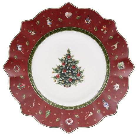 Toys Delight Villeroy & Boch Breakfast Plate 24 cm Red Pack of 2
