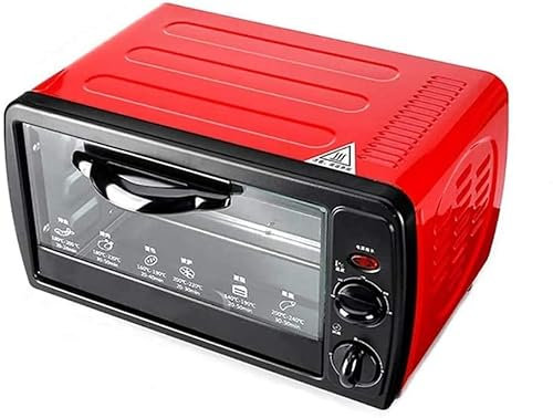 RKYRRKI Mini Forno Domestico con Grill Elettrico E Piastre con Griglia E Girarrosto Temporizzazione Tubo Superiore E Inferiore Riscaldamento Dissipazione del Calore Design Mini Forni 12L Utili