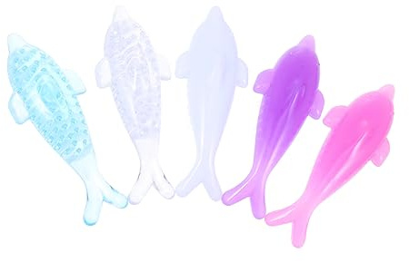 FRCOLOR 5Er Set Delphin Nagelbürste Nagelstaub Reinigung Pinsel Multifunktional Für Maniküre Pediküre Zuhause