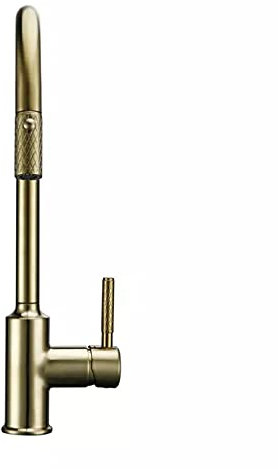 Bühnen-Wasserhahn, Küchenarmatur, Schwanenhals, herausziehbare Spültisch-Mischbatterie, Heiß- und Kalt-Doppelwaschbecken-Rotation mit Luftsprudler für die Küche It's so kind of you