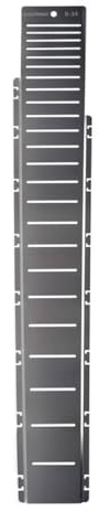MusicNomad Fret Shield™ – Total Fretboard Protector Guard Guard Tool für Bundpolieren auf 4- und 5-saitigen Bassgitarren mit 86,4 cm Bund-Skala (MN805) | Schützt das gesamte Griffbrett beim Polieren von 4- und 5-saitigen Bässen