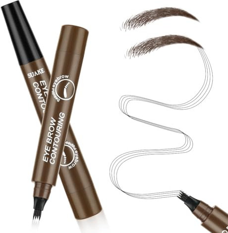 LOPHE Lápiz de Ceja Impermeable, Lápiz de Microblading para Cejas, Líquido y de Larga Duración, Resiste Agua y Sudor