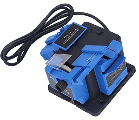 Afilador Eléctrico, Cortador Eléctrico Doméstico de 65 W, Afilador de Tijera, Afilador de Cuchillos de Cocina Multifuncional para Uso Profesional de (Enchufe europeo 220V)