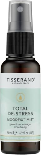 Tisserand Relax Body & Room Mist - 50ml | Geranium, Orange, Nutmeg Essential Oil Blend, 100% Natural Pure Essential Oils, Uncompromising Quality, Certified Vegan