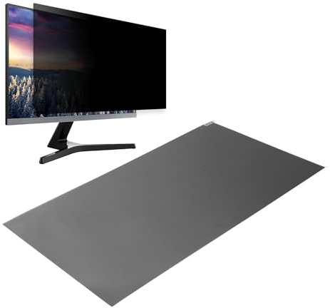 Plyisty Filtro de Pantalla de Privacidad 16:9 de 24 Pulgadas, Filtro de Privacidad para Monitor de Computadora y Protector Antideslumbrante, Protector de Privacidad de Pantalla