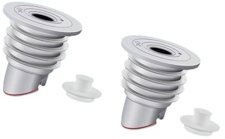 Pack of 2 Not Odor Washing Machine Drain Hose Seal Rings Floor Pipe Cover Plugs Sewer Pipe Seal Rings Covers for House