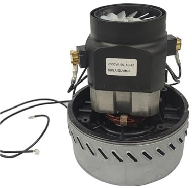 HFKBORHR Motor De Aspiradora Industrial De 220V Y 2000W, Alambre De Cobre De Gran Potencia, Piezas De Aspiradora, Ventilador De Succión En Seco Y Húmedo, Accesorios De Motor