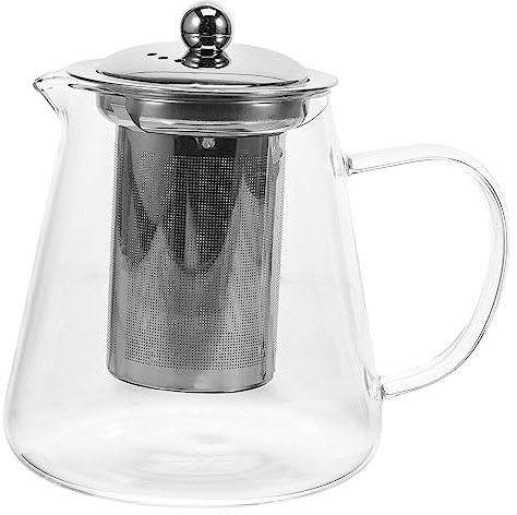 ASAKKURA Glas Mit Abnehmbarem Teesieb Hitzebeständig Für Losen Tee Teebeutel Und Blühende Tees Einfach Zu Reinigen Und Komfortabel Der Handhabung