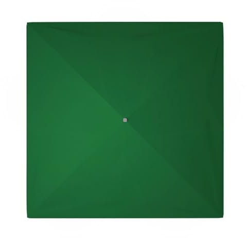 AGKANVCVNT Auvent De Rechange Parasol Déporté Carré 3.0x3.0 2.5x2.5 2.0x2.0m Grand Toile De Rechange pour Parapluie Offset, Bâche De Rechange pour Parasol Jardin Marché(Green,250x250cm/8.2x8.2ft)