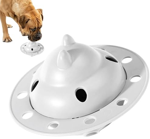 Generisk hundgodisleksak – kognitiv godisboll hund – foderdispenser anti-sling foderboll långsamt äta – lek underhållning inomhus utomhus