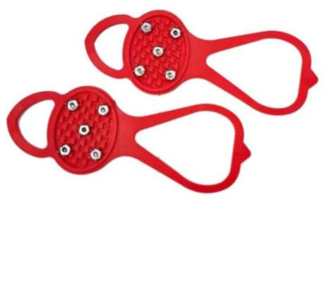 Universelle rutschfeste Greifer-Spikes, 2025 Neu Grödel, Spikes für Schuhe Winter Starker Griff, Anti Rutsch, Langlauf Schuhbedarf Ice Grips Schuhkrallen, Zum Wandern Eisfischen und Jagen