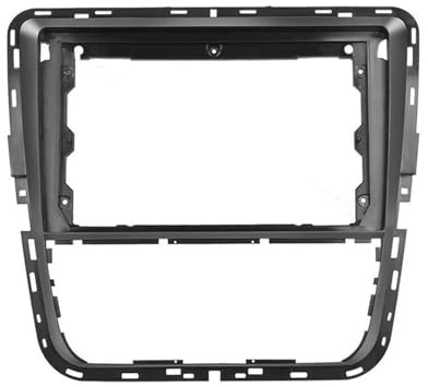 Fascia du Panneau Radio pour VW pour Passat 2011-2013 2014 2015 9 Pouces Automobile Audio Fascia Cadre Adaptateur Grand Écran Tableau Bord Montage Panneau Cadre Kit(Cadre at AC)