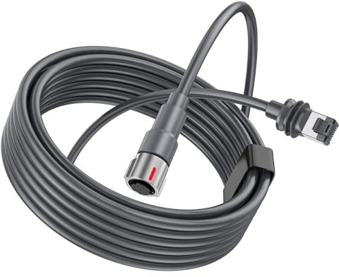 TIKATARER Cavo di Prolunga Sostitutivo da 10 Piedi 23 AWG Adatto per Prestazioni di Terza Generazione, Cavo Impermeabile IP68, di Alimentazione con Connettore Proprietario, Ideale per Antenna