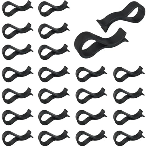 24 clips de fijación de plástico, abrazadera de soporte, tapa de lápiz, cubierta, accesorios de ropa, hebilla colgante, rejilla, toalla, bufanda, clip de fijación, evita que la ropa de