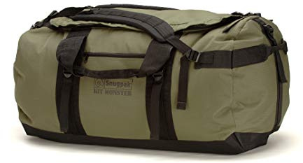 Snugpak | Original Kitmonster 120L | Holdall | 600D Polyester | Heavy Duty (2023 stil), Oliv, 120LT